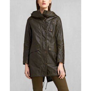 BELSTAFF Ladies 46 12 New Payne Faded Olive Parka